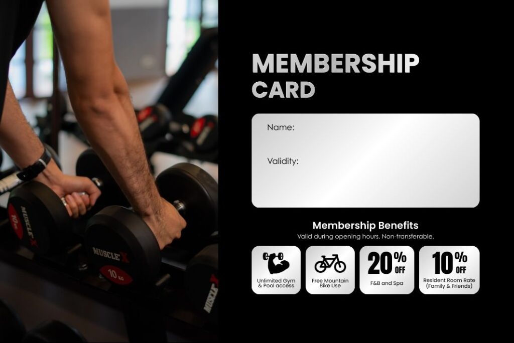 Fitness - Gym Membership Card